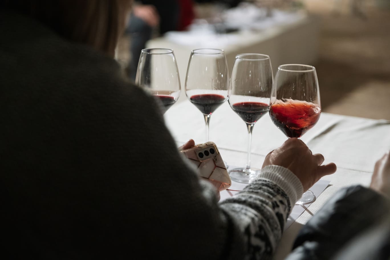Degustazione durante Rosso di Sera 2025